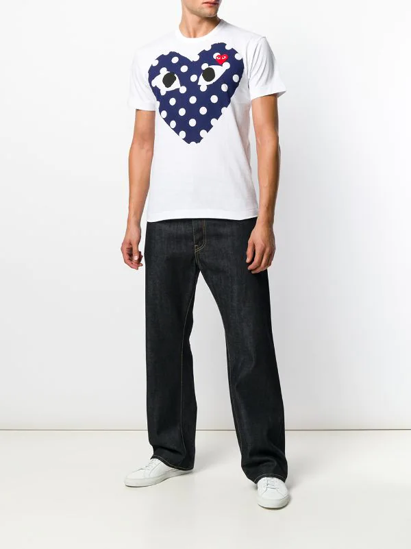 Comme Des Garçons Play T-shirt à Logo Imprimé Homme 4 Comme Des Garçons Play T-shirt à Logo Imprimé Homme – Image 2