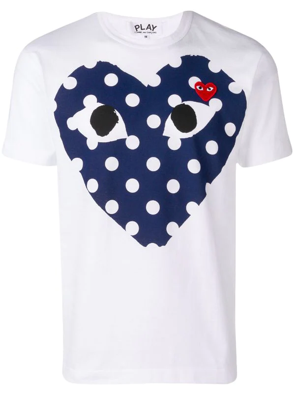 Comme Des Garçons Play T-shirt à Logo Imprimé Homme 3 Comme Des Garçons Play T-shirt à Logo Imprimé Homme