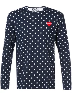 Comme Des Garçons Play T-shirt à Pois Homme