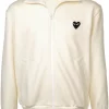 Comme Des Garçons Play Veste Zippée à Logo Homme -Comme Des Garçons Play Soldes Boutique 13335986 15015792 600