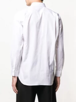 Comme Des Garçons Play Chemise à Patch Logo Poitrine 2 WHITE -Comme Des Garçons Play Soldes Boutique 13362621 15211351 600