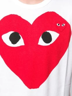Comme Des Garçons Play T-shirt à Logo Imprimé Homme -Comme Des Garçons Play Soldes Boutique 13449787 18107678 600