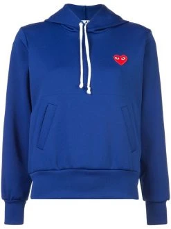 Comme Des Garçons Play Sweat à Capuche à Logo NAVY