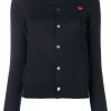 Comme Des Garçons Play NAVY Cardigan Classique Femme -Comme Des Garçons Play Soldes Boutique 13587658 16225837 600