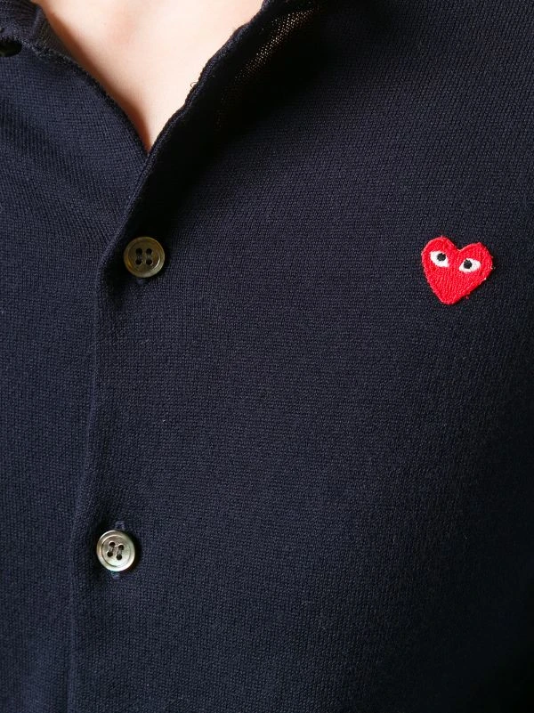 Comme Des Garçons Play NAVY Cardigan Classique Femme 7 Comme Des Garçons Play NAVY Cardigan Classique Femme – Image 5