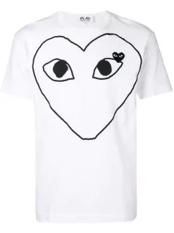 Comme Des Garçons Play T-shirt à Logo Imprimé 1