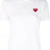 Comme Des Garçons Play Polo à Logo Imprimé Femme -Comme Des Garçons Play Soldes Boutique 13795000 17046190 600