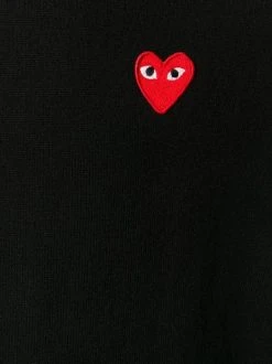 Comme Des Garçons Play Pull à Patch Logo Homme -Comme Des Garçons Play Soldes Boutique 13961323 18031816 600