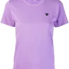 Comme Des Garçons Play Heart Embroidered T-shirt PURPLE -Comme Des Garçons Play Soldes Boutique 13966155 18105588 600