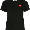 Comme Des Garçons Play T-shirt à Patch Logo Femme -Comme Des Garçons Play Soldes Boutique 14005702 18214298 600