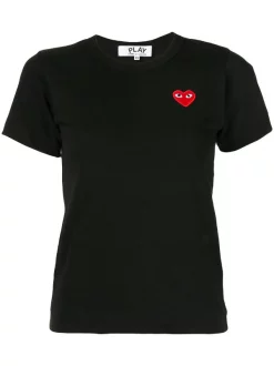 Comme Des Garçons Play T-shirt à Patch Logo Femme