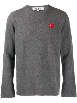 Comme Des Garçons Play Pull à Appliqué Cœur Homme