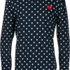 Comme Des Garçons Play Sweat à Pois 2 BLUE -Comme Des Garçons Play Soldes Boutique 14290269 20384416 600