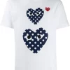 Comme Des Garçons Play WHITE Heart Print T-shirt Femme 1 Comme Des Garçons Play WHITE Heart Print T-shirt Femme -Comme Des Garçons Play Soldes Boutique 14356457 20709829 600