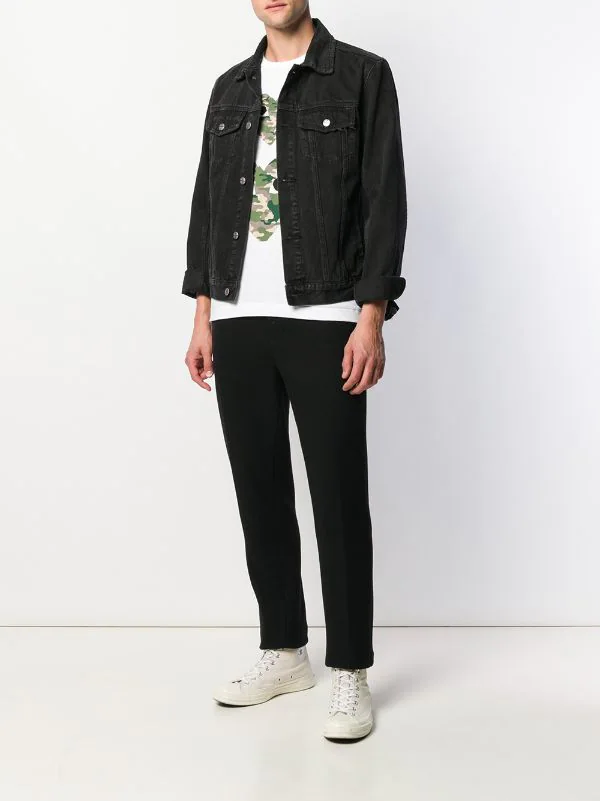 Comme Des Garçons Play WHITE/CAMO T-shirt à Cœur Imprimé Femme 4 Comme Des Garçons Play WHITE/CAMO T-shirt à Cœur Imprimé Femme – Image 2