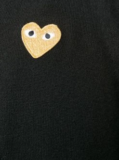 Comme Des Garçons Play Cardigan à Patch Cœur Femme -Comme Des Garçons Play Soldes Boutique 14728493 27712852 600