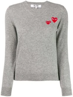 Comme Des Garçons Play 1 Pull à Col V Femme