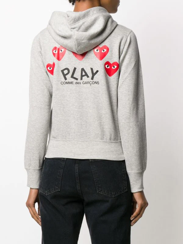 Comme Des Garçons Play Sweat à Capuche à Applique Cœur Femme 6 Comme Des Garçons Play Sweat à Capuche à Applique Cœur Femme – Image 4