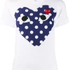 Comme Des Garçons Play T-shirt à Logo Imprimé Femme -Comme Des Garçons Play Soldes Boutique 14788640 23727349 600