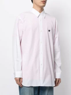 Comme Des Garçons Play Chemise à Patch Logo 002 -Comme Des Garçons Play Soldes Boutique 14943859 34063919 600