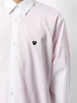 Comme Des Garçons Play Chemise à Patch Logo 002 -Comme Des Garçons Play Soldes Boutique 14943859 34064098 600