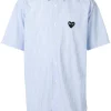 Comme Des Garçons Play Chemise à Logo Brodé Homme -Comme Des Garçons Play Soldes Boutique 14943860 25990886 600