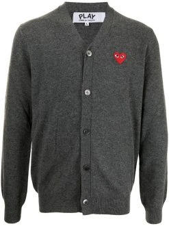 Comme Des Garçons Play 003 Cardigan à Col V Homme
