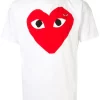 Comme Des Garçons Play T-shirt à Logo Imprimé Homme -Comme Des Garçons Play Soldes Boutique 14944195 26145630 600