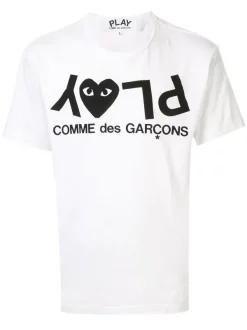 Comme Des Garçons Play T-shirt à Logo Imprimé Homme
