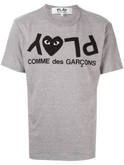 Comme Des Garçons Play T-shirt à Logo Imprimé Homme