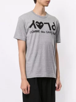 Comme Des Garçons Play T-shirt à Logo Imprimé Homme -Comme Des Garçons Play Soldes Boutique 14944209 25991831 600