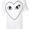 Comme Des Garçons Play 001 T-shirt à Logo Imprimé Homme -Comme Des Garçons Play Soldes Boutique 14944218 25989295 600