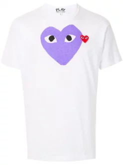 Comme Des Garçons Play T-shirt à Logo Imprimé 001