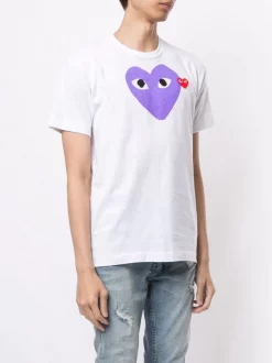 Comme Des Garçons Play T-shirt à Logo Imprimé 001 -Comme Des Garçons Play Soldes Boutique 14944221 25991845 600