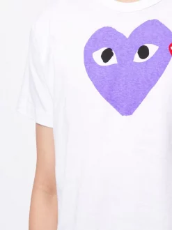 Comme Des Garçons Play T-shirt à Logo Imprimé 001 -Comme Des Garçons Play Soldes Boutique 14944221 25991847 600