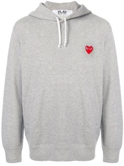 Comme Des Garçons Play Sweat à Capuche à Logo Brodé Homme