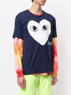 Comme Des Garçons Play T-shirt à Logo Imprimé 001 -Comme Des Garçons Play Soldes Boutique 14944272 25991065 600