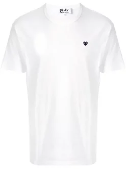 Comme Des Garçons Play T-shirt à Logo Brodé Homme