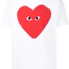 Comme Des Garçons Play T-shirt à Logo Imprimé Homme -Comme Des Garçons Play Soldes Boutique 14944490 31795855 600
