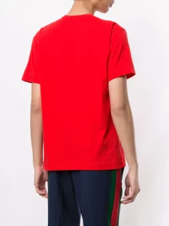 Comme Des Garçons Play RED T-shirt à Patch Logo Homme -Comme Des Garçons Play Soldes Boutique 14944497 25136768 600