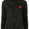 Comme Des Garçons Play BLACK Chemise à Logo Brodé Femme 1 Comme Des Garçons Play BLACK Chemise à Logo Brodé Femme -Comme Des Garçons Play Soldes Boutique 14944832 26150156 600