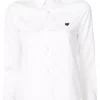 Comme Des Garçons Play Chemise à Logo Brodé Femme -Comme Des Garçons Play Soldes Boutique 14944842 26215869 600
