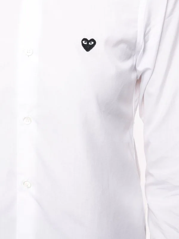 Comme Des Garçons Play Chemise à Logo Brodé Femme 7 Comme Des Garçons Play Chemise à Logo Brodé Femme – Image 5
