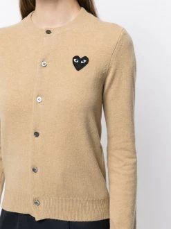 Comme Des Garçons Play Cardigan à Cœur Brodé 003 -Comme Des Garçons Play Soldes Boutique 14944859 32902209 600