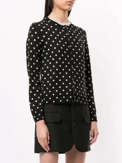 Comme Des Garçons Play Cardigan à Pois 001 -Comme Des Garçons Play Soldes Boutique 14944865 25991930 600