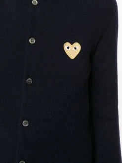 Comme Des Garçons Play NAVY Cardigan à Patch Logo Femme 11 Comme Des Garçons Play NAVY Cardigan à Patch Logo Femme -Comme Des Garçons Play Soldes Boutique 14944891 26049336 600