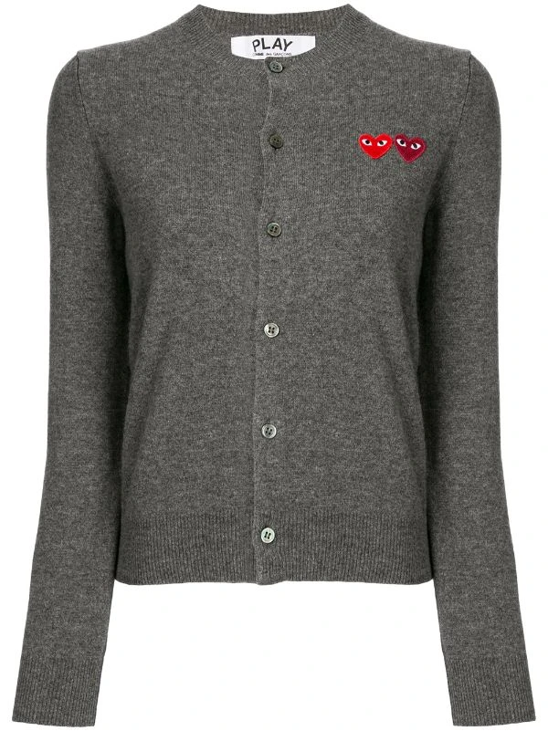 Comme Des Garçons Play Cardigan à Cœur Brodé Femme 3 Comme Des Garçons Play Cardigan à Cœur Brodé Femme