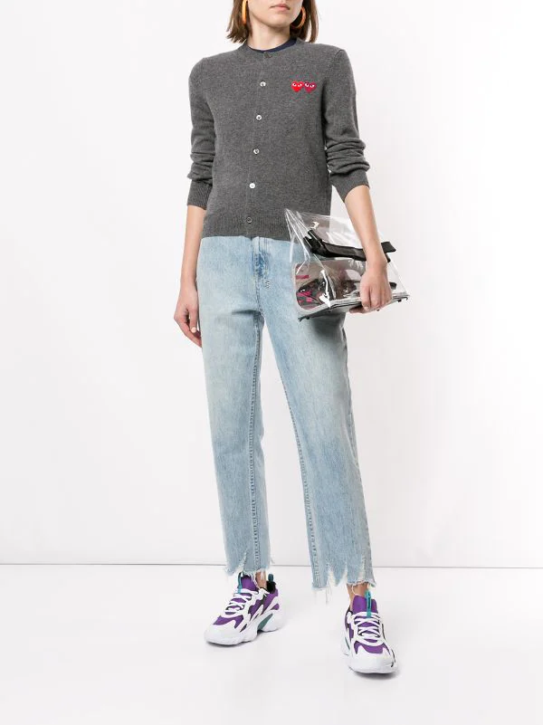 Comme Des Garçons Play Cardigan à Cœur Brodé Femme 4 Comme Des Garçons Play Cardigan à Cœur Brodé Femme – Image 2