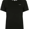 Comme Des Garçons Play T-shirt à Patch Cœur BLACK -Comme Des Garçons Play Soldes Boutique 14944935 26116874 600