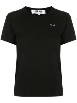 Comme Des Garçons Play T-shirt à Patch Cœur BLACK